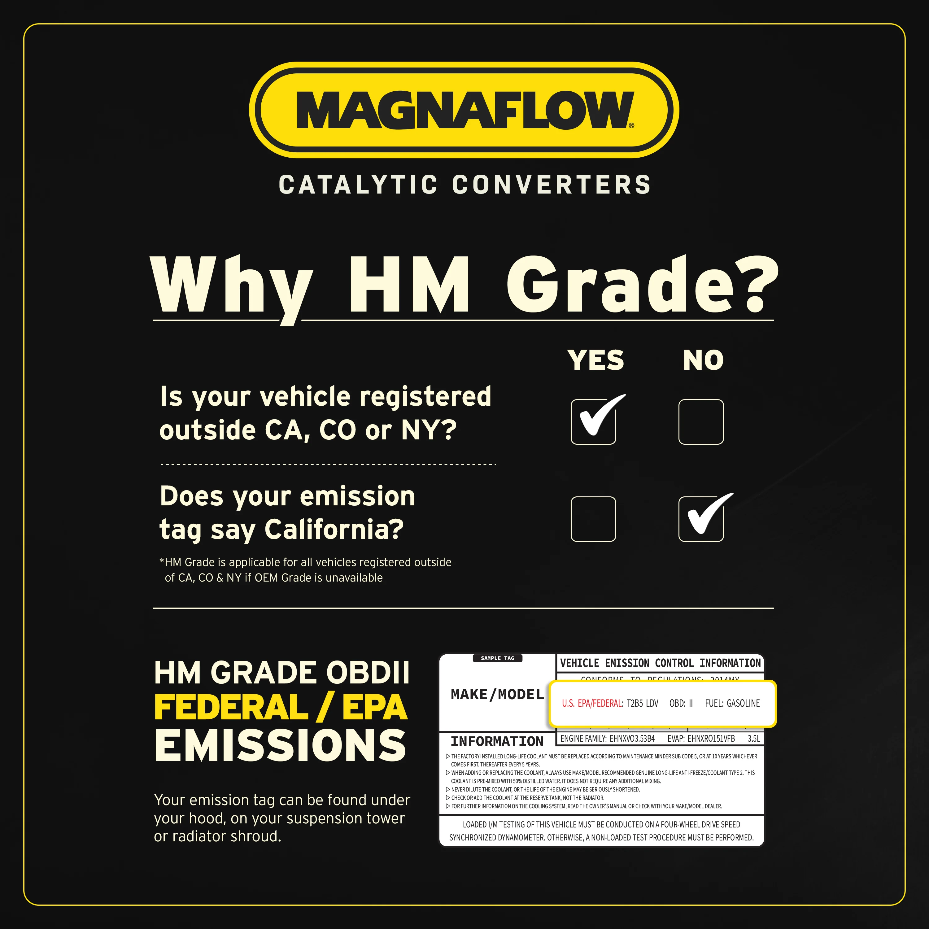 MagnaFlow HM Grade Federal / EPA Compliant Direct-Fit Catalytic Converter 24990 - Image 6