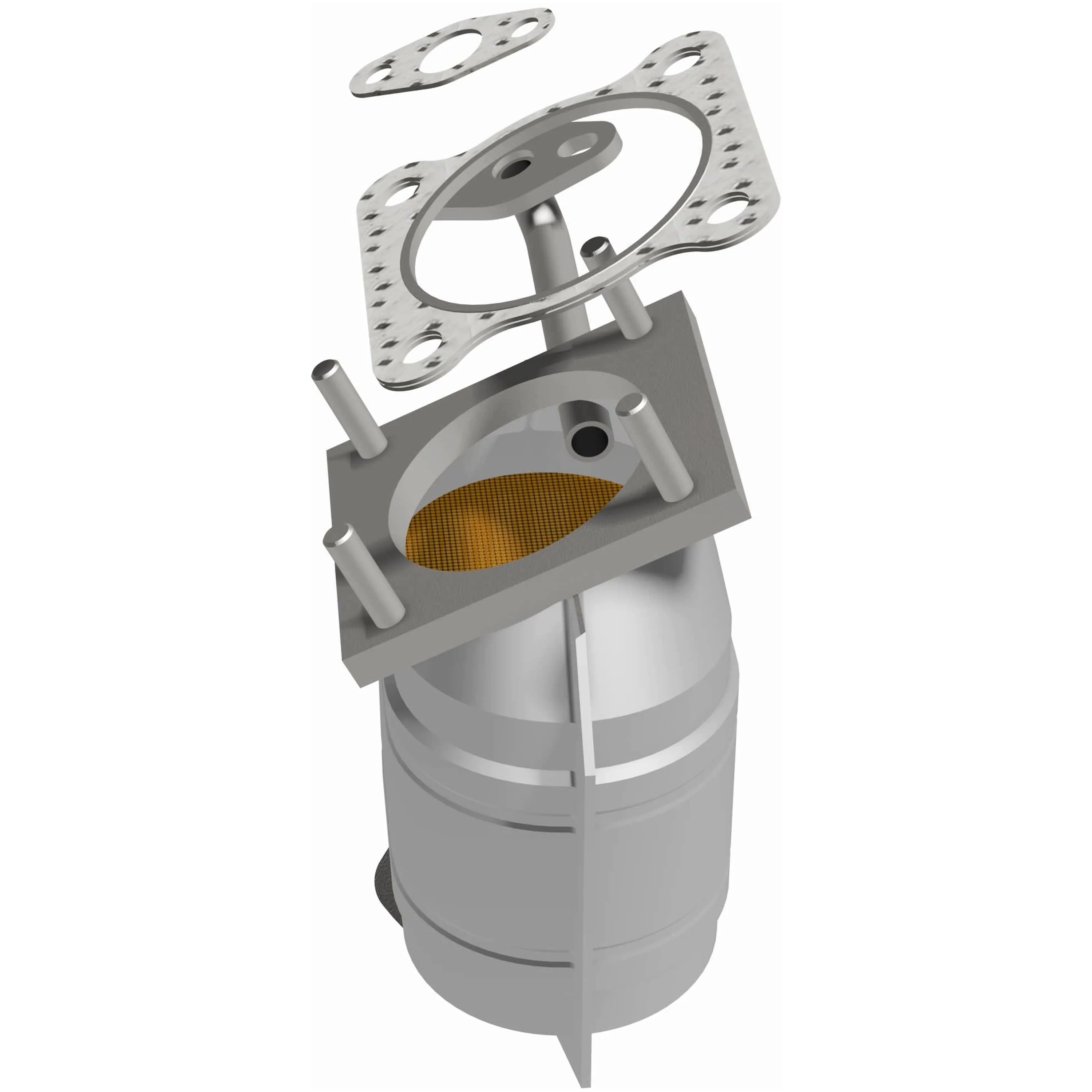 MagnaFlow 1985-1987 Honda Civic 1.5L | 1985-1987 Honda Civic 1.3L California Grade CARB Compliant Direct-Fit Catalytic Converter 352649 - Image 4
