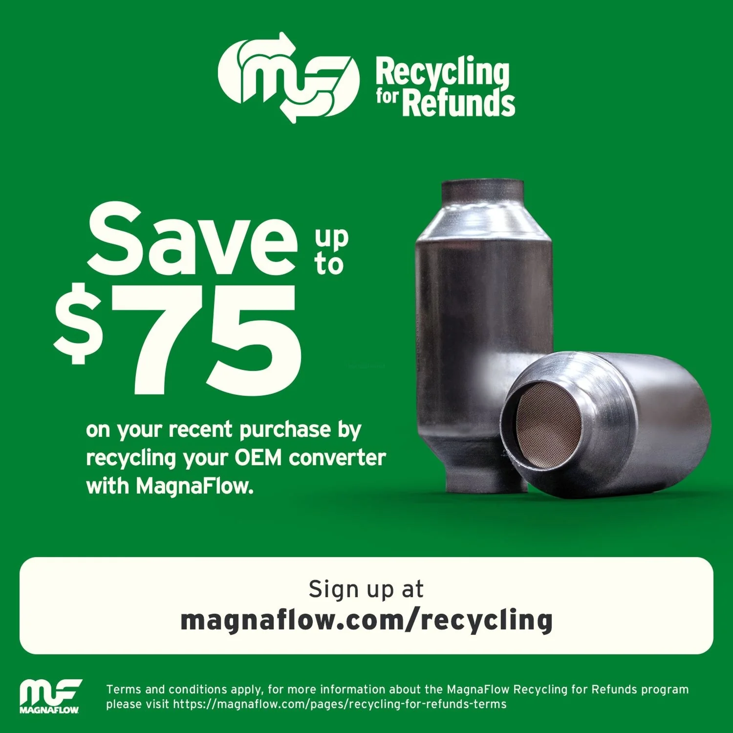 MagnaFlow 2006-2009 Cadillac STS 4.4L OEM Grade Federal / EPA Compliant Direct-Fit Manifold Catalytic Converter 51131 - Image 8